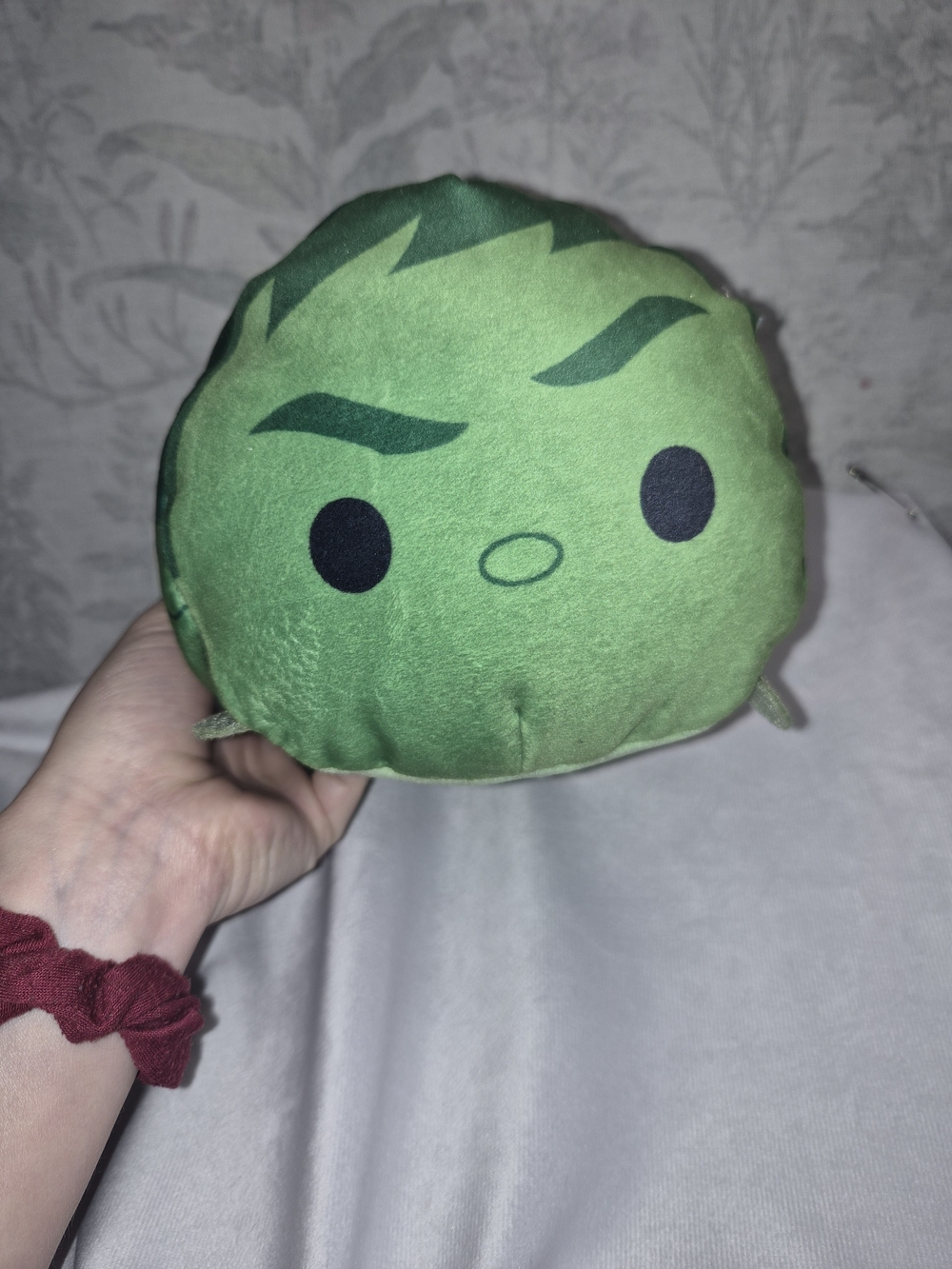 Marvel Disney Tsum Tsum Hulk Large Plush Just Play Green Avengers